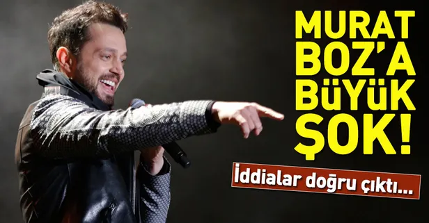 Murat Boz'a mahkemeden büyük şok!