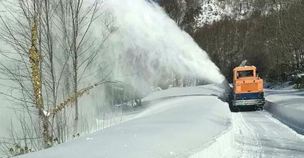 Kastamonu'dan kar manzaraları: 1,5 metreye ulaştı