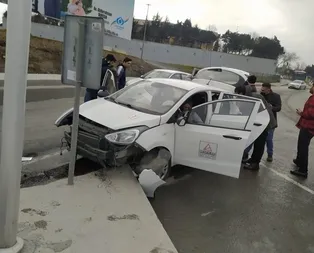 Direksiyon sınavında ortalığı birbirine kattı: 3 yaralı