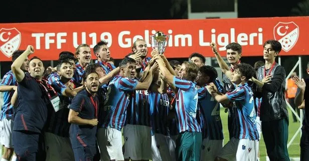 U-19’da şampiyon Trabzonspor