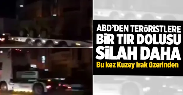 ABD konvoyu ile Kuzey Irak'tan PYD'ye yardım