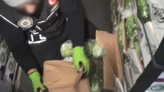 Marul yüklü TIR'a uyuşturucu operasyonu!