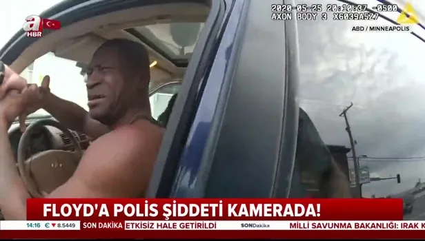 George Floyd'un öldürülmeden önce ''beni vurmayın' diye ağladığı yeni görüntüler ortaya çıktı! (Polis kamerası videosu)
