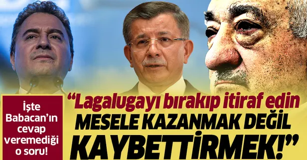 Ali Babacan bu soruya yanıt verebilecek mi?