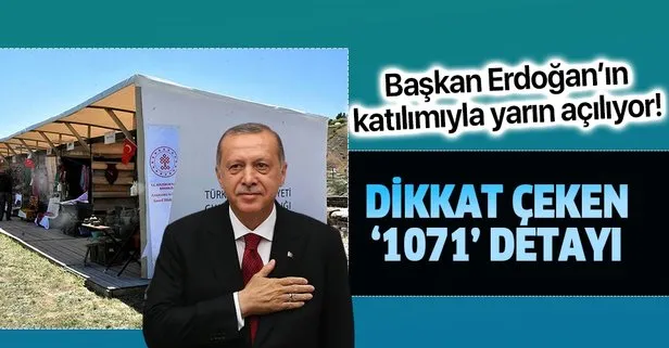 Başkan Erdoğan’ın katılımıyla Ahlat’taki Cumhurbaşkanlığı Çalışma Ofisi yarın açılıyor! Dikkat çeken 1071 detayı...