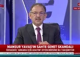 Mehmet Özhaseki'den Mansur Yavaş açıklaması