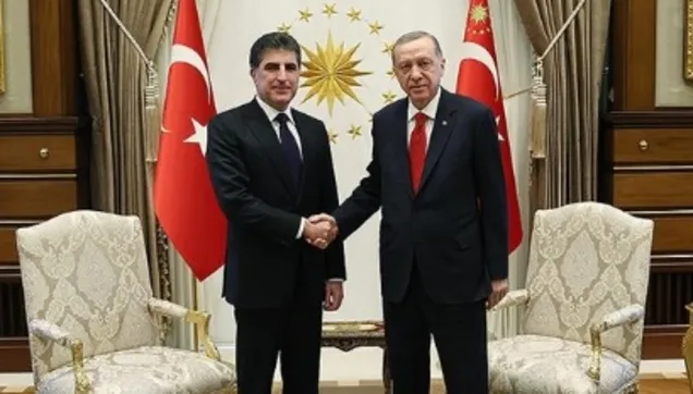 Başkan Erdoğan Neçirvan Barzani'yi kabul etti