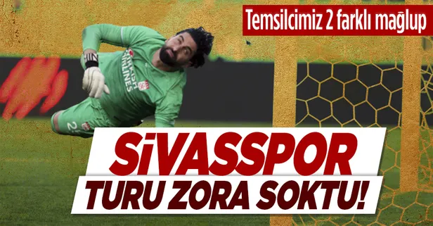 Son dakika: Sivasspor turu zora soktu!