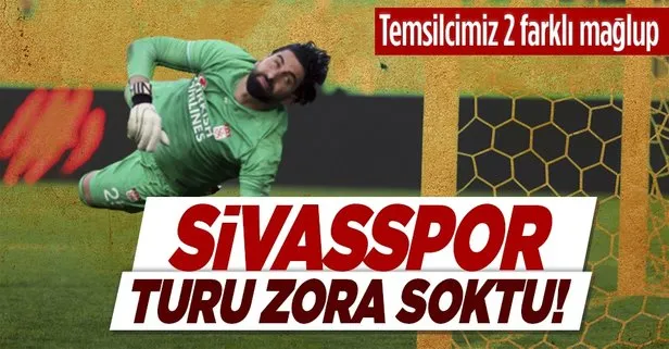 Son dakika: Sivasspor turu zora soktu!