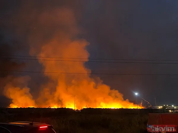 Aydın'da kağıt fabrikasındaki yangın yeniden kontrolden çıktı: Havadan ve karadan müdahale sürüyor - 33