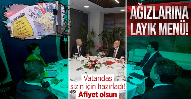 Çorum'da 6'lı masaya akıl dolu gönderme! İzahı olmayanın mizahı olur...