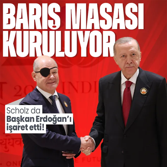 İsrail ve Hamas arasındaki barışın yolu Türkiyeden geçiyor! Scholz açıkladı: Başkan Erdoğan önemli rol oynayabilir