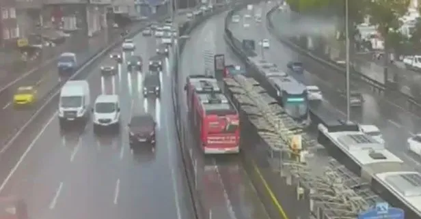 Avcılar’da metrobüs kazası! Yaralılar var
