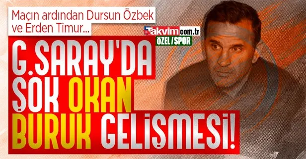 Galatasaray’da şok Okan Buruk gelişmesi! Özbek ve Timur...