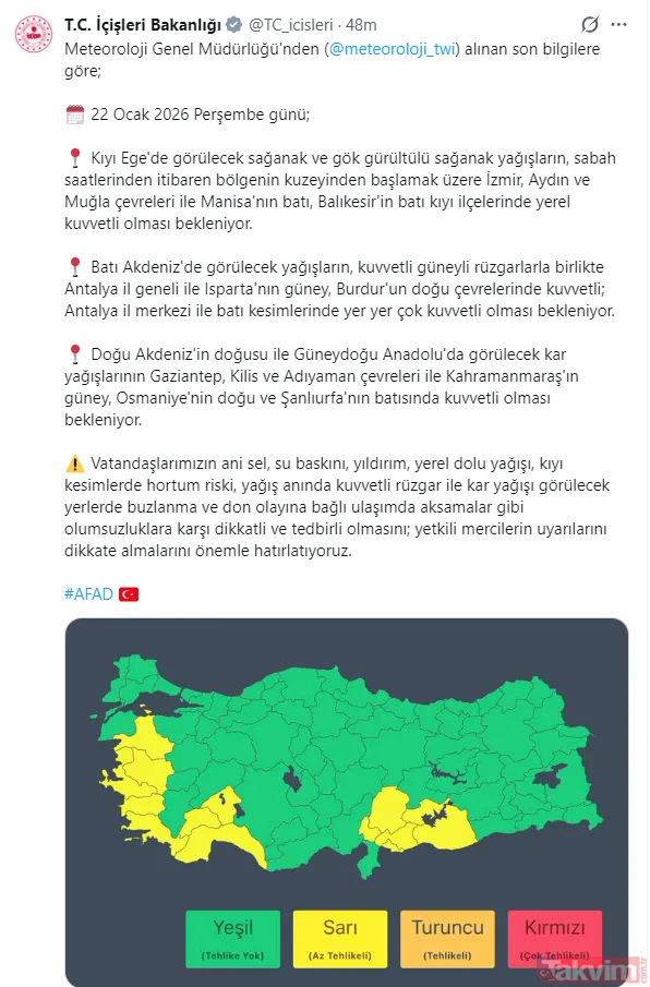 Sağanak ve fırtına kuvvetli geliyor: 3 il risk haritasında! İstanbul'da sıcaklık 11 dereceyi görecek - 2