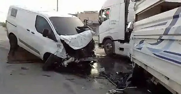 Son dakika: Mersin’de 4 araç çarpıştı: 7 yaralı