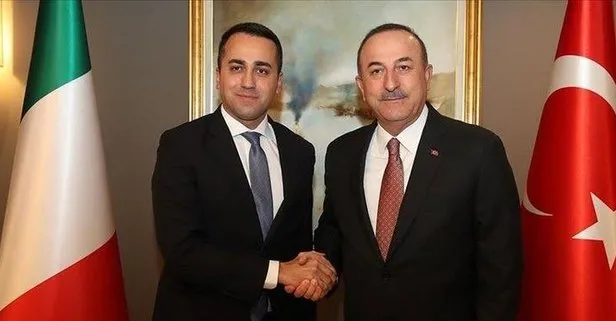Dışişleri Bakanı Mevlüt Çavuşoğlu, İtalyan mevkidaşı Di Maio ile görüştü