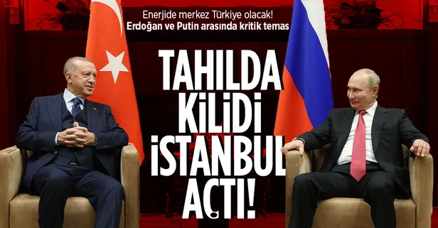 Başkan Erdoğan Rusya Devlet Başkanı Putin ile görüştü