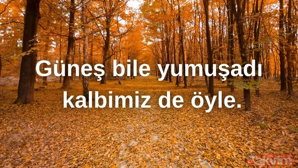 🍂Güneş Bile Yumuşadı Kalbimiz De Öyle.