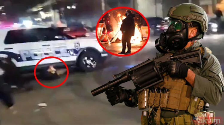 ABD'de bir kez daha karıştı! Polis vatandaşı ezdi! Sokaklar yangın yeri