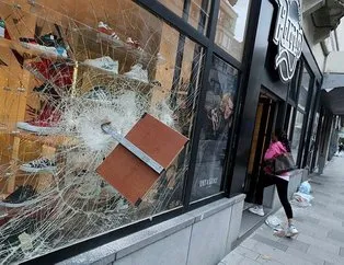 Brüksel’deki lüks mağazalar yağmalandı