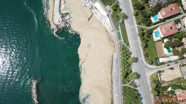 İstanbul Fenerbahçe Sahili deniz salyası kaplandı - 8