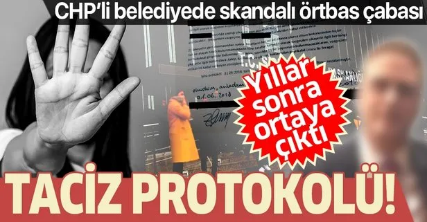 CHP’li belediyede tacize utanç protokolü