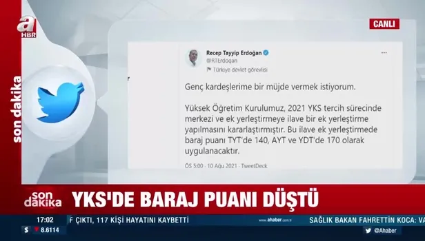 YKS'de baraj puanı düştü! TYT'de baraj puanı ne oldu? AYT ve YDT'de baraj kaça düştü?