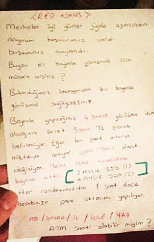 "Jigolo olmak ister misiniz?" sorusuyla ağına düşürüyorlardı! Bu kağıdın kurbanı olmuşlar