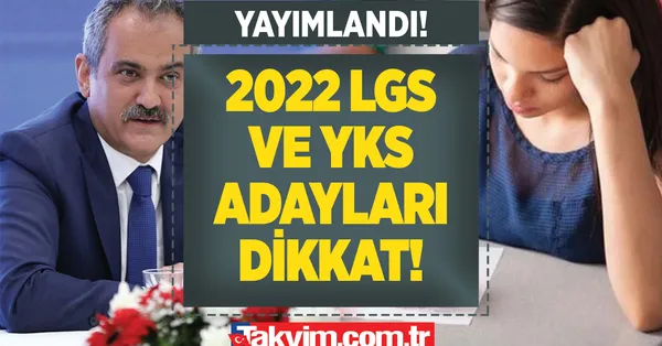 Milyonlarca aday bekliyordu! MEB erişime açıldığını duyurdu! Milli Eğitim Bakanı Mahmut Özer... LGS ve YKS adayları dikkat, yayımlandı!