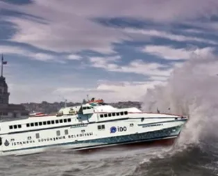 Lodos deniz ulaşımını vurdu! Seferler iptal