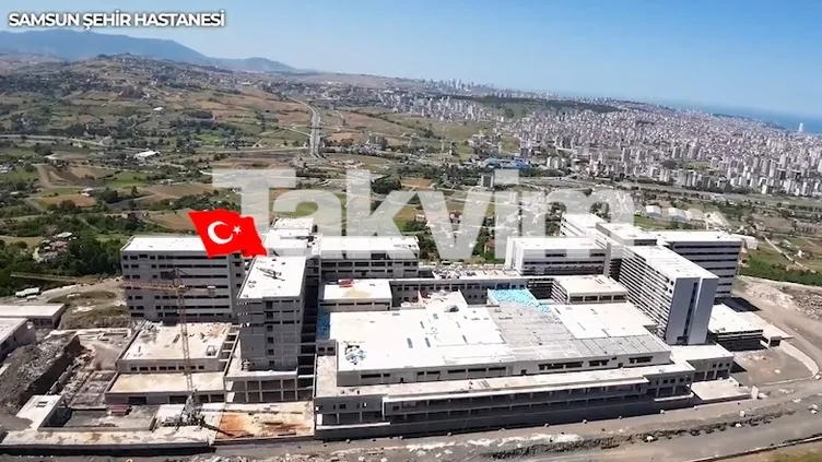 Bakan Koca sosyal medya hesabından paylaştı: Samsun Şehir Hastanesi inşaatı sürüyor