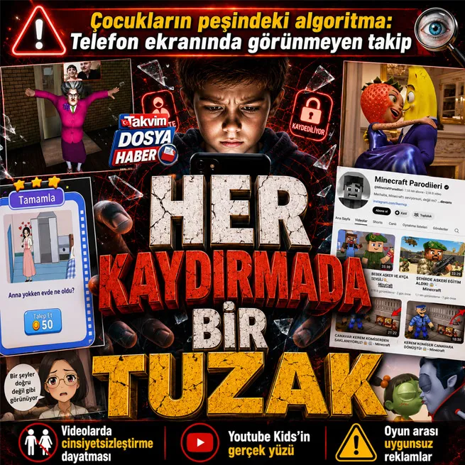 Çocukların peşindeki algoritma: Telefon ekranında görünmeyen takip
