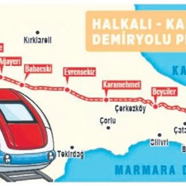 Halkalı-kapıkule seneye 1.5 saat