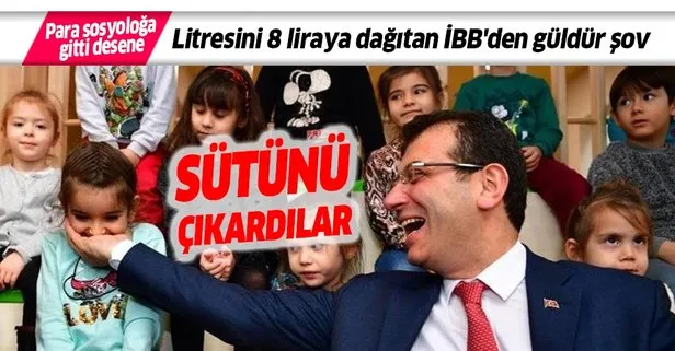 Sütün litresini 8 liraya dağıtan İBB'den güldür güldür şov