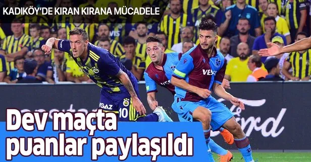 Fenerbahçe 1-1 Trabzonspor | MAÇ SONUCU