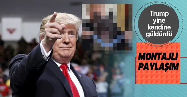 ABD Başkanı Trump'tan montajlı paylaşım! Bağdadi'ye yönelik operasyonda yaralanan köpeğe...