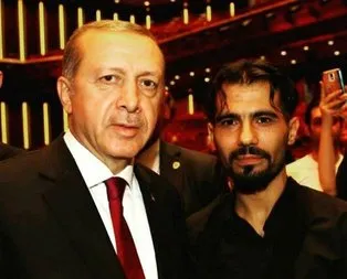Erdoğan 15 Temmuz şehidinin ikizine sahip çıktı