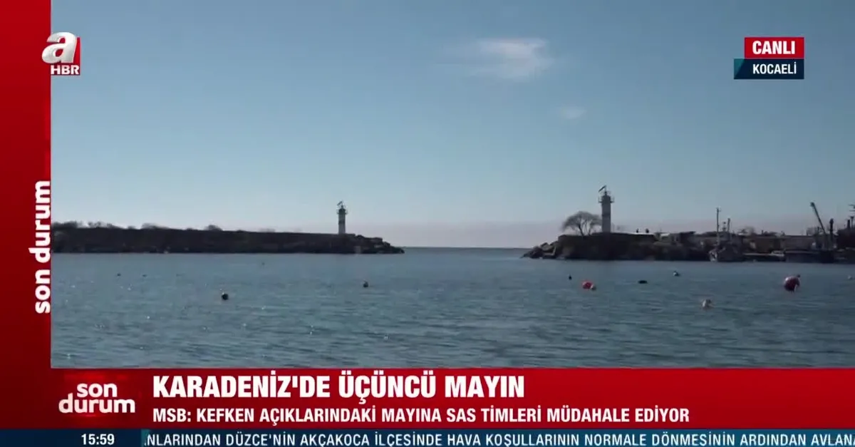 Karadeniz'de 3. mayın! SAS Timleri imha etti