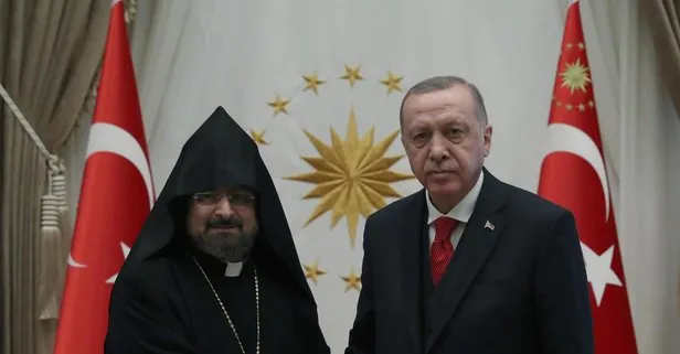 Başkan Erdoğan, Patrik Maşalyan’ı kabul etti