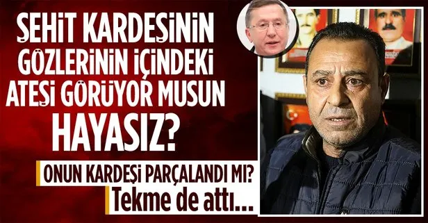 İyi Parti Grup Başkanvekili Lütfü Türkkan’ın hayasızca küfür ettiği şehit kardeşi Tahir Gümren: Suç duyurusunda bulundum