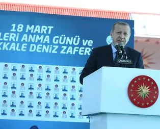 Erdoğan: Korkaklar zafer anıtı dikemez