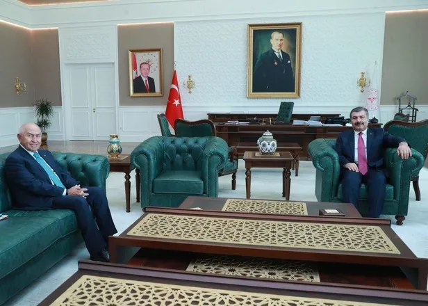 Son dakika: Sağlık Bakanı Fahrettin Koca, TFF Başkanı Nihat Özdemir ile görüştü! Süper Lig ne zaman başlayacak?-1