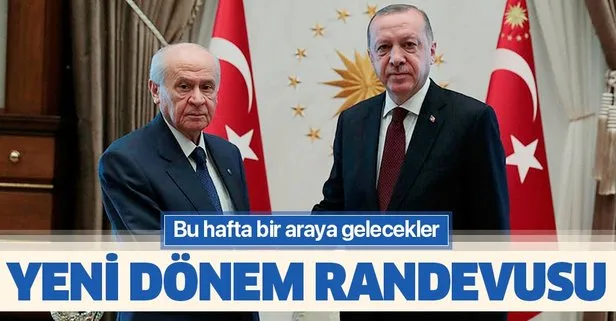Başkan Erdoğan ve Bahçeli’den yeni dönem randevusu! Bu hafta görüşecekler