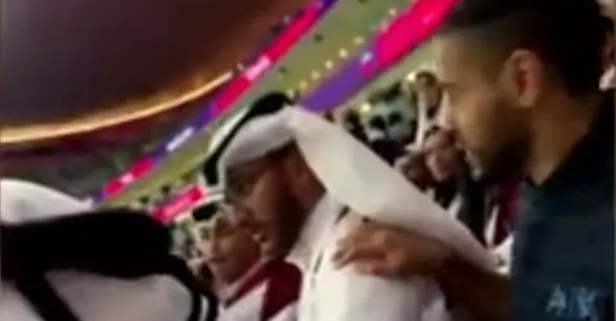 2022 FIFA Dünya Kupası'nın açılış maçında Katar ve Ekvadorlu taraftar arasında başlayan gerginlik maç sonu dostlukla bitti