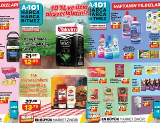 Akıllara zarar indirimler yapıldı: Gıda, tekstil, elektronik ürünlerde... Aktüel kataloğu yenilendi! A101'de yılın büyük kampanyası başladı!