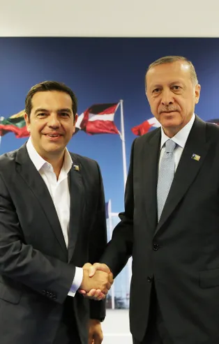 Başkan Erdoğan, Çipras ile görüştü