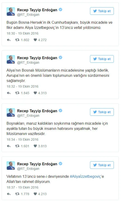 Cumhurbaşkanı Erdoğan 'Bige Kral'ı andı-1