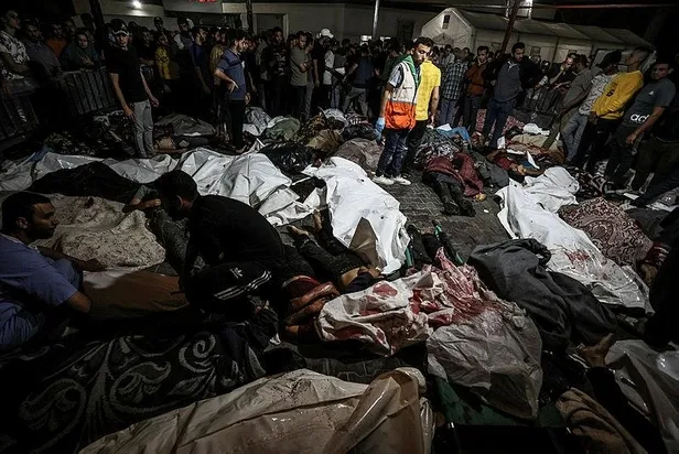 ABD verdi İsrail vurdu! Gazze’ye hastane saldırısını soykırımcı Tel Aviv’in düzenlediği kanıtlandı: Batı üç maymunu oynuyor-10