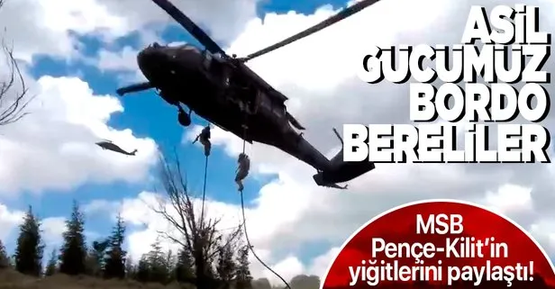 MSB paylaştı: Asil gücümüz Bordo Bereliler